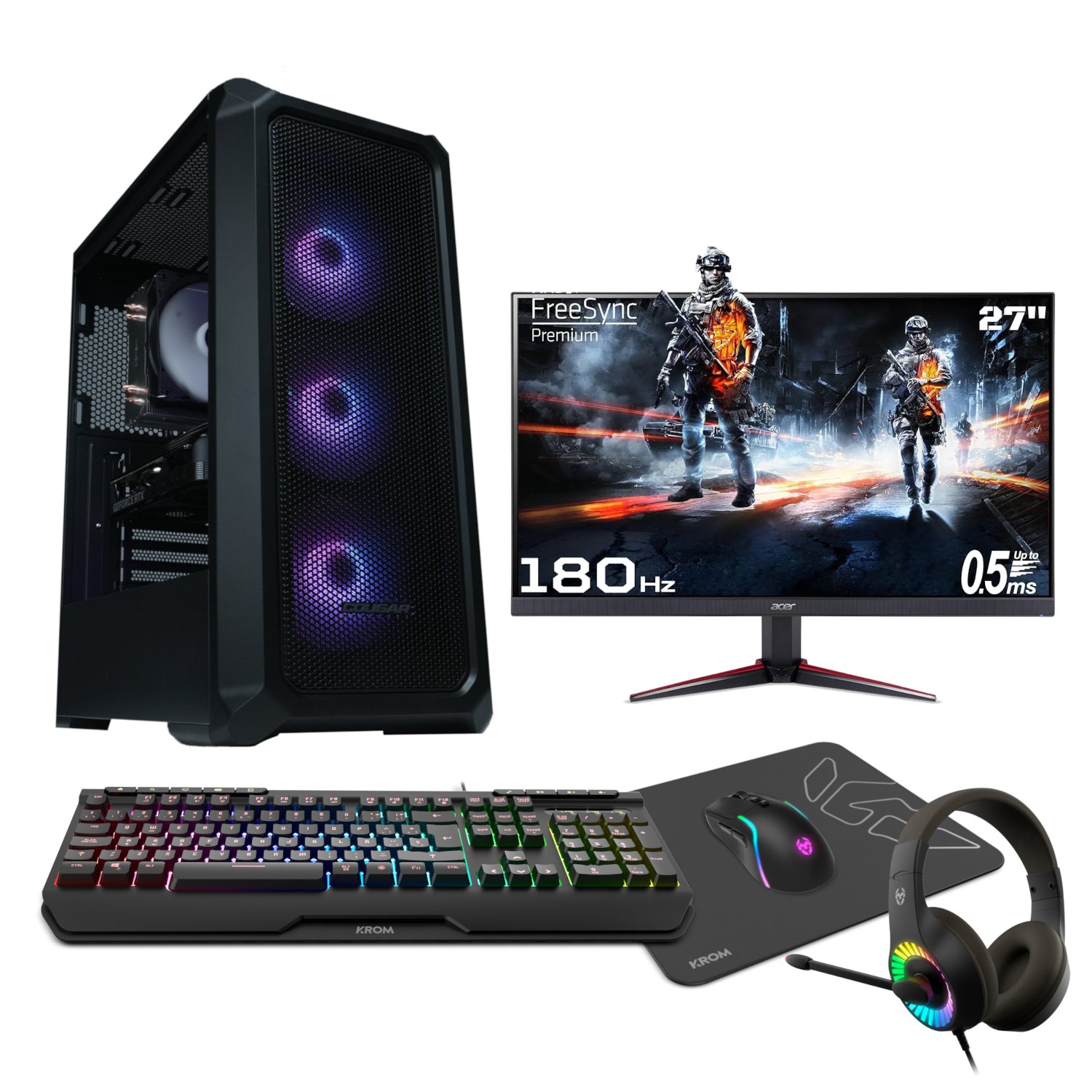 Pack Gaming simulador vuelo EPIC86 Epical-Q