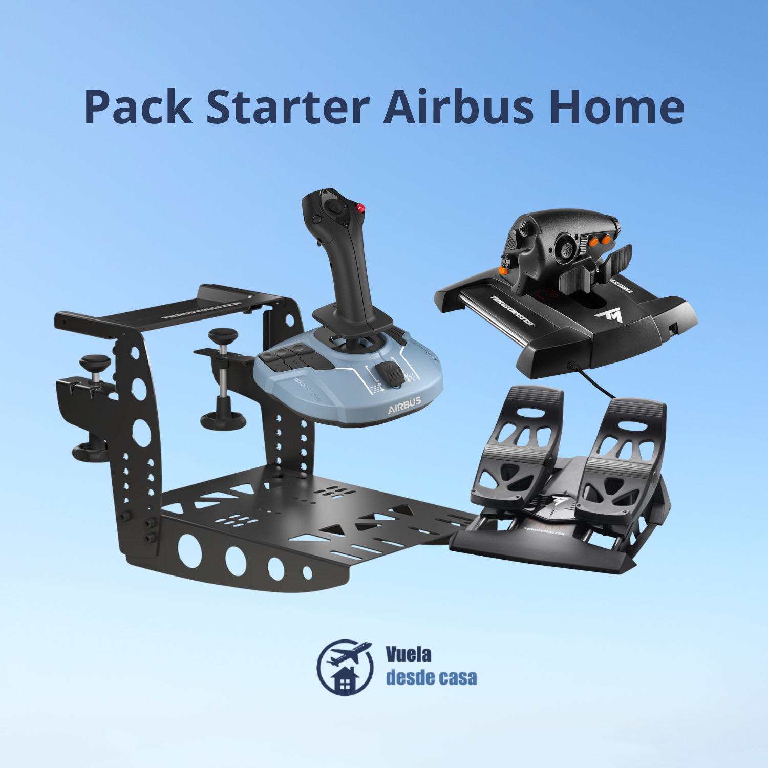 Pack Simulador de vuelo Starter Airbus Home