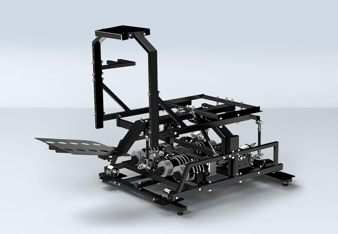 Plataforma de simulador de movimiento de helicóptero DofReality HERO H4